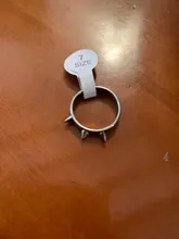 Anillo estilo Punk de acero inoxidable Para defensa propia, joyería de espinas Para Hombres y Mujeres, Joyas Para Hombres y Mujeres