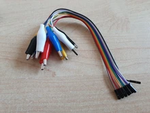 Wire-Line-Cable Jumper Alligator-Clips Lead Connection Crocodile Clip-Test DIY Male Double-End
