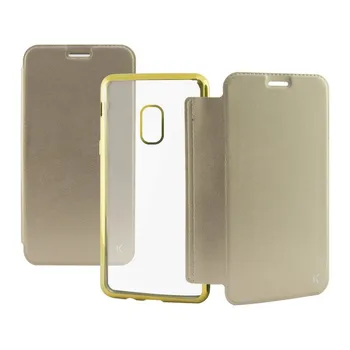 

Folio Mobile Phone Case Galaxy J5 2017 Metal Golden