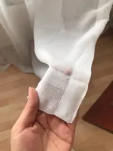 White Tulle Curtains Voile Sheer Bedroom Living-Room Japan-Style Customized Soft CITYINCITY