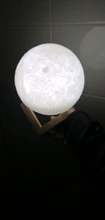 Desk-Lamp Night-Light Bedside Table 3d-Print Timeable Dropship Moon LED