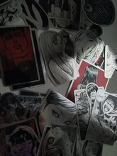 Pegatinas de Anime Tomie para bicicleta, grafiti de Horror, cómic Fujiang, para coche, motocicleta, monopatín, pegatina impermeable para ordenador portátil, 10/49 Uds.