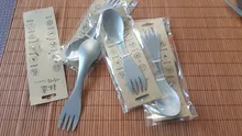 Titanium Spoon Tableware Fork Ultralight Tito Outdoor Camping Picnic Pure