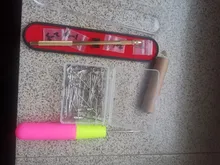 Agujas de ganchillo para cabello trenzado Jumbo y trenzas de ganchillo, 1 unidad, 15Cm, Color rosa y limón, de plástico para tejer