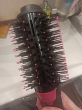 Secador de pelo 2 en 1 de un paso, voluminizador, cepillo de aire caliente, Alisador, rizador, cepillo para usar con secador de cabello