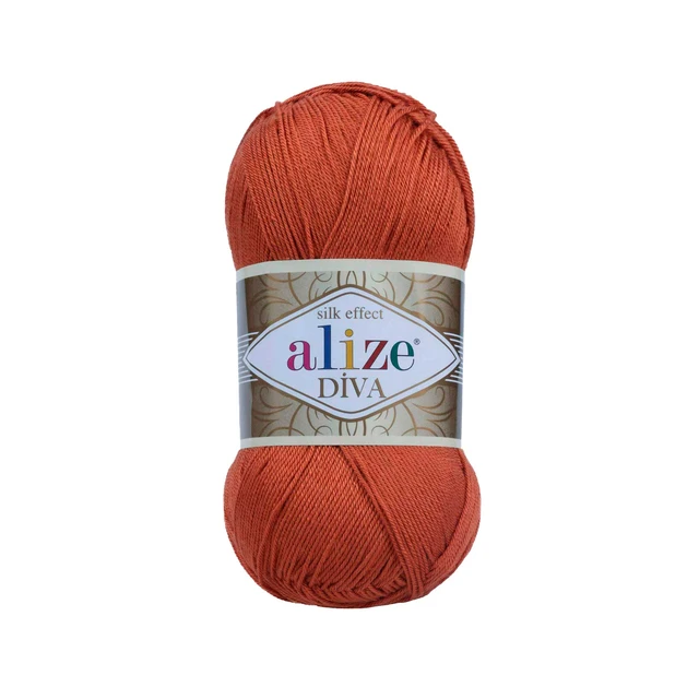 Alize Diva Yarn 4 Balls - Free Shipping! Knitting Crochet Silk Effect Lace  Thread Light Sport Summer Hat Bag Dress Top Amigurumi