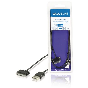 Синхронизация и Зарядка samsung 30-Pin Male-USB A MALE 1 00 m Black | Компьютеры офис