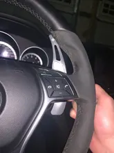 Paleta de extensión de cambios para volante de coche Mercedes Benz, etiqueta de goma DSG para modelos AMG, A45, C63, CLA45 y para GLA, CLS, GLS, W205 y W213