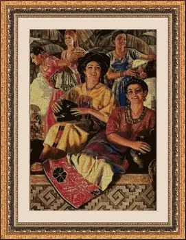 

CROSS STITCH KIT PANDATHREAD GREAT PAINTERS 32440