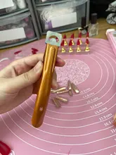 Cortaúñas de decoración de uñas profesional, cortador de bordes de puntas postizas de tipo U, manicura colorida, herramientas de arte de uñas de acero inoxidable