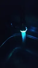 Luminoso cambiando Colore boquilla para grifo de agua del rociador de agua brillante luz Led frontal resplandor grifo de cocina Filtro de acceso a baño