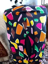 Funda para maleta a la moda con rayas elásticas, funda para equipaje con forma de corazón de amor, antipolvo, For18-32Inch, accesorios esenciales para maleta