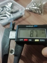 Punta de flecha de aluminio para tiro con arco, inserto para identificación de asta, 6,2mm, 7,6mm, 15 Uds.