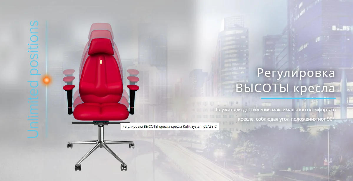 Office chair KULIK SYSTEM CLASSIC Computer chair Relief and comfort for the back 5 zones control spine