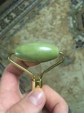 Rodillo de Jade para el cuidado de la piel, masajeador Facial de piedra Natural para cara, ojo Gua Sha, elimina arrugas, herramientas de belleza
