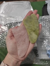 Xiuyu-tablero raspador Gua sha de Jade Guasha, piedra Natural, conjunto de cuarzo, herramientas de masaje Facial, masajeador de estiramiento Facial para espalda, cuello cuerpo