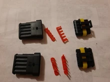 Way-Amp Electrical-Wire-Connector-Plug Super-Seal Waterproof for 2-5sets-Kit 2-Pin 1/2/3-/..