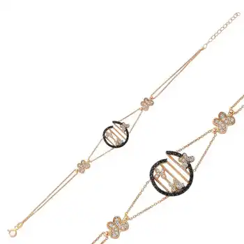 

Merve Silver Butterfly Womens Bracelet