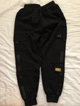 Streetwear Pants Tactical-Trouser Big-Pockets Hip-Hop Loose High-Waist Baggy Women Hot