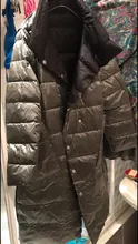 Jacket Women Parkas Down-Coat Ultra-Light Double-Sided Winter Fitaylor White-Duck-Down