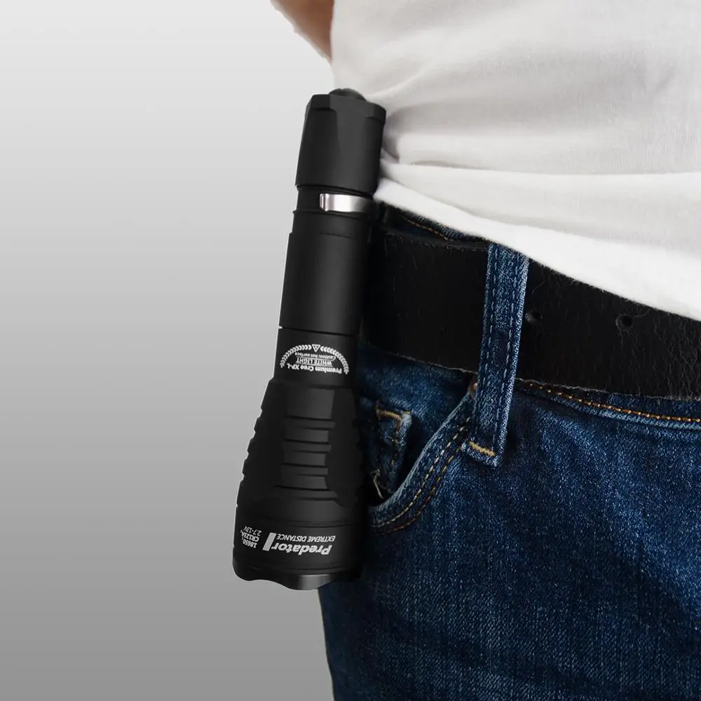 Светодиодный Тактический фонарь Armytek Predator XP-L HI LED Дальнобойный Подствольный Фонарь