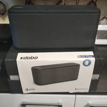 Xdobo-altavoz portátil de alta potencia X8 Plus, 80W, 3 bocina, Bluetooth 5,0, columna de sonido supergrave, TWS, Subwoofer, IPX5, Boombox