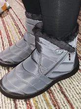 Rimocy-Botas de nieve impermeables de felpa gruesa para mujer, botines de plataforma antideslizantes de talla grande 43, zapatos acolchados de algodón para invierno
