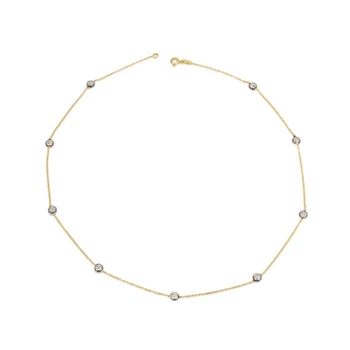 

Single Chain Tiffany Gold Necklace 01-380-KLFN001