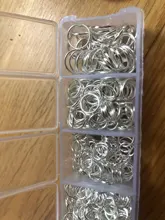 Anillos abiertos de Color dorado y plateado para hacer joyas, 1010-1450pcs3 4 5 6 7 8 10mm