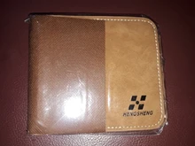 Cartera de cuero para hombre, tarjetero, monedero de mano, billetera corta esmerilada, bolsillo para monedas, 2020