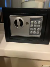 Caja pequeña hogar Mini cajas fuertes acero contraseña/Llave de caja de seguridad efectivo de Banco de dinero regalo del Festival