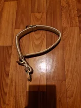 Leather Dog Collar Adjustable Double D-ring Dog Control Small Medium Large Dogs