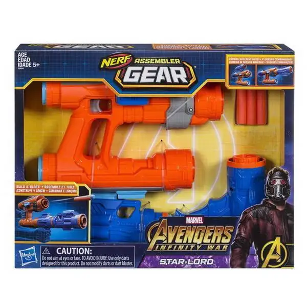 Blaster Nerf gun: Outfit Star Lord Avengers movie Hasbro e0604eu4 |