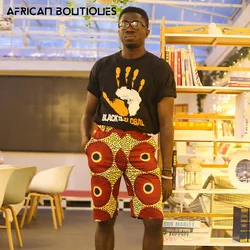 African Clothes For Men Shorts African fashion Ankara Print Summer Shorts Unisex Shorts Beach Style Wear