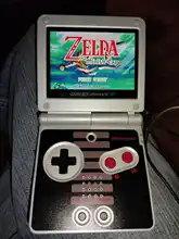 Shell-Case Gameboy Lcd Advance Sp Console for 8-Color-Models Backlit Lcd Gba Sp Pre-Cut