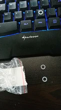 120 unids/bolsa caucho O anillo teclado interruptor amortiguadores teclados Accesorios blanco para teclado amortiguadores Keycap O sustitución de anillo parte