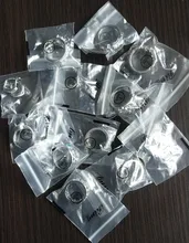 Huitan-anillos de banda estilo Partysu para mujer, 3 filas con piedra redonda de circón Blanco/azul, anillos y joyas para boda para mujer, artículo Simple