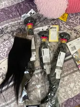 Extensiones de cabello humano liso con cierre, cabello Remy brasileño tejido, 3, 4 mechones, 30, 32, 34 y 36 pulgadas