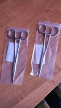 Oauee 12,5 16 18cm herramienta de mano fórceps hemostáticos para pelo pinza de pesca Alicates de bloqueo la depilación herramientas curvado/punta recta