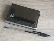 Coin-Purse Card Wallet Magnet Credit-Card-Holder Pop-Up-Card-Case Aluminum-Box Carbon-Fiber