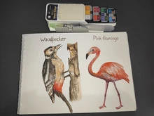Juego de pintura de acuarela sólida Superior 18/25/33/42 con pincel de agua plegable Color de viaje pigmento para dibujar Dropshipping acuarelas profesionales watercolor arte pintar