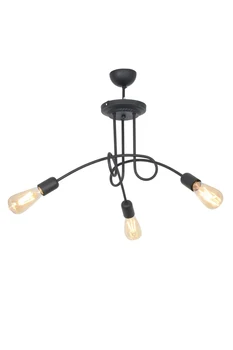 

AVONNI AV-4210-3BSY Black Painted Modern Chandelier, E27, Metal,