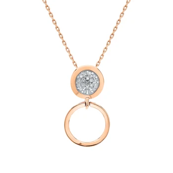 

Gold pendant with diamonds sunlight sample 585