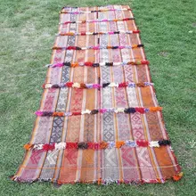 Ворсистый винтажный ковер из флокати 3' X 7'10 ''/92X240 см