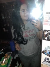 SHANGKE-Extensión de cabello liso sedoso Natural, 5 clips/pieza, 24 pulgadas, Clip en mujeres, pelo sintético largo falso