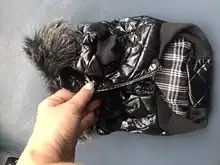 New Arrival Noble Pet Dogs Winter Vest Coat Fur Collar Russia Classic Dogs Clothing Soft