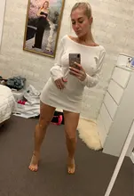 Mini Bodycon Clothing Beach-Dress Holiday Long-Sleeve Backless Sexy White Summer Casual