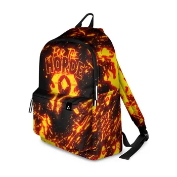 

3D backpack behind the Horde