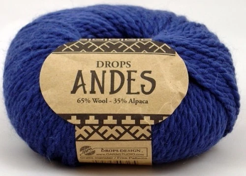 6928 Синий Пряжа DROPS «Andes» - Цвет: 6928 Синий