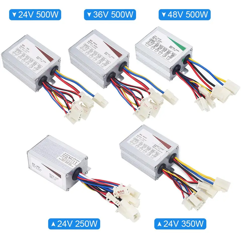 24V/36V/48V 250W/350W/500WDC motore bici elettrica scatola di controllo spazzolata per bicicletta elettrica Scooter E-Bike accessorio  18